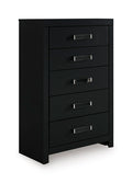Maeling Chest of Drawers (Black/Gray)