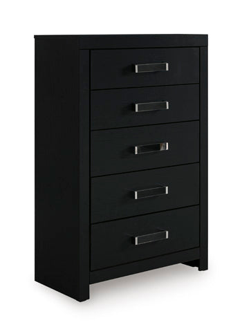 Maeling Chest of Drawers (Black/Gray)