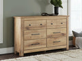Makidern Dresser (Brown/Beige)