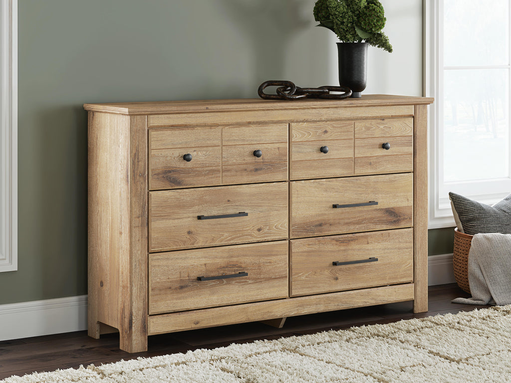 Makidern Dresser (Brown/Beige)