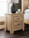 Makidern Nightstand (Brown/Beige)
