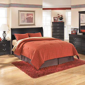 Huey Vineyard Sleigh Headboard