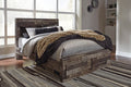 Derekson Panel Bed with 2 Storage Drawers