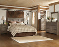 Juararo Panel Headboard (Brown/Beige)