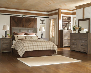 Juararo Panel Headboard (Brown/Beige)