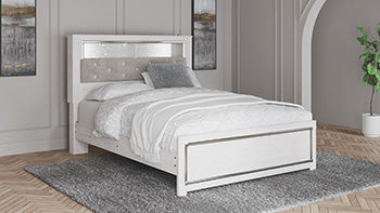 Altyra Upholstered Panel Bookcase Headboard