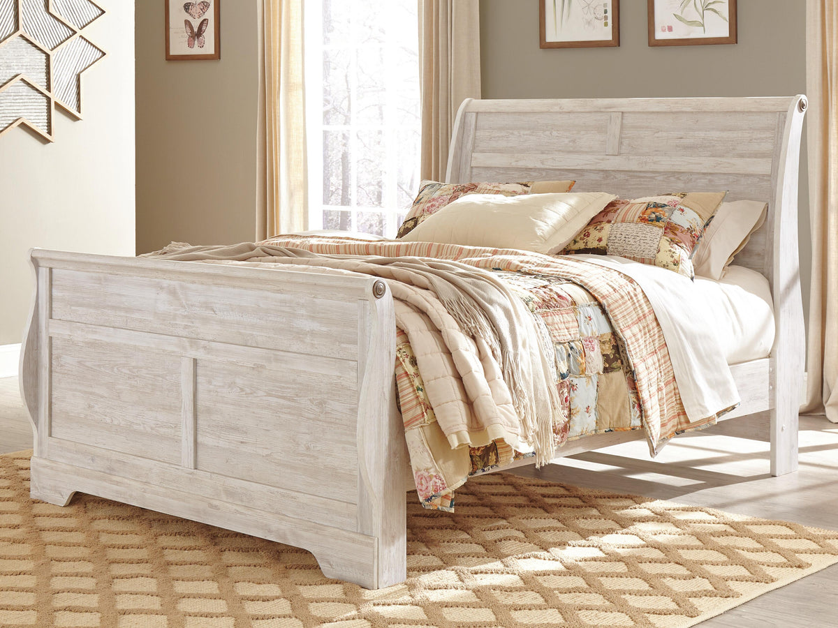 Willowton Sleigh Bed