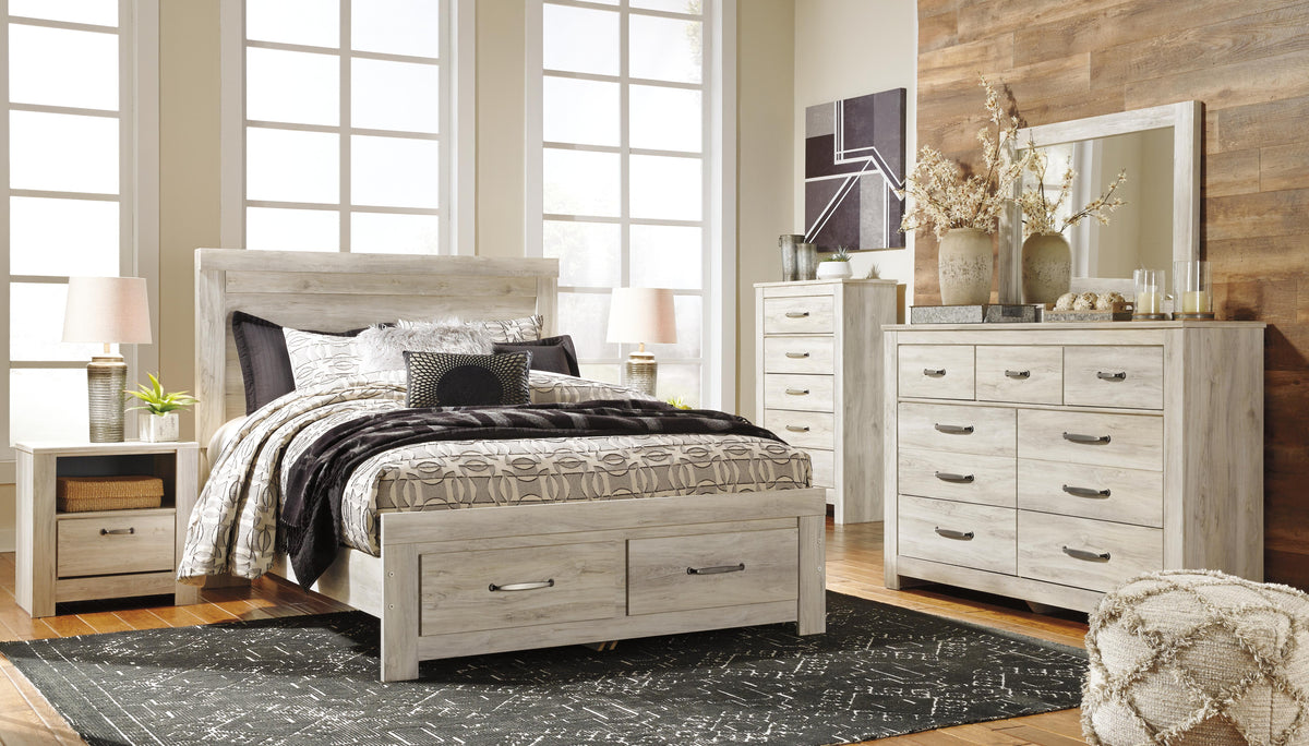 Bellaby Platform Bed with 2 Storage Drawers