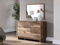 Chirason Dresser and Mirror (Brown/Beige)