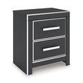 Zuraleus Nightstand (Black/Gray)