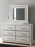 Zuraleus Dresser and Mirror (White)