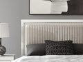 Zuraleus Upholstered Panel Headboard (White)