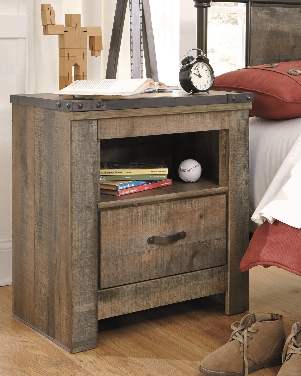 Trinell 1 Drawer Youth Nightstand