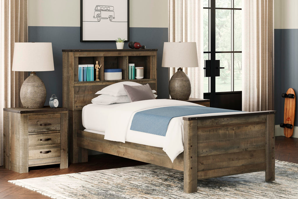 Trinell Bookcase Bed