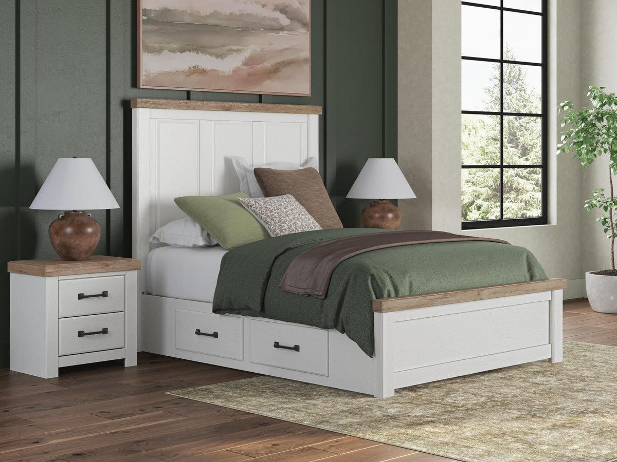 Savonport Panel Bed with Storage