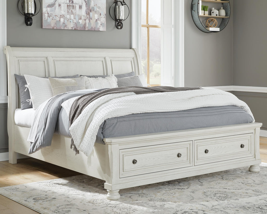 Robbinsdale Sleigh Bed with Storage