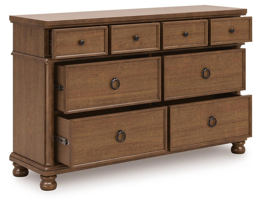 Rowlenstown Dresser (Brown/Beige)
