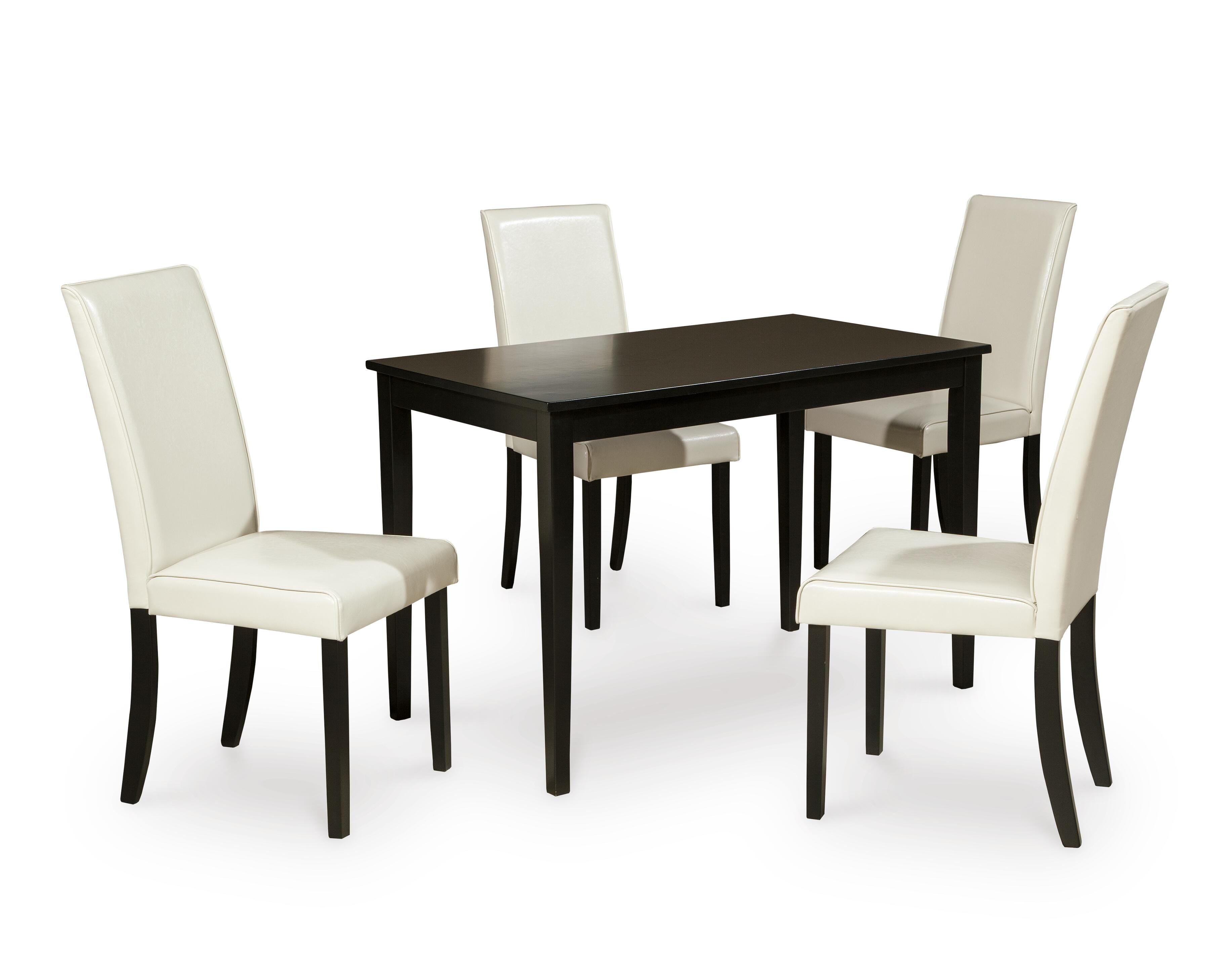 Kimonte Dining Table and 4 Chairs (Set of 5)