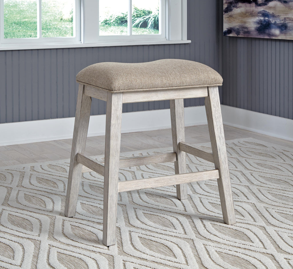 Skempton Counter Height Bar Stool (White)