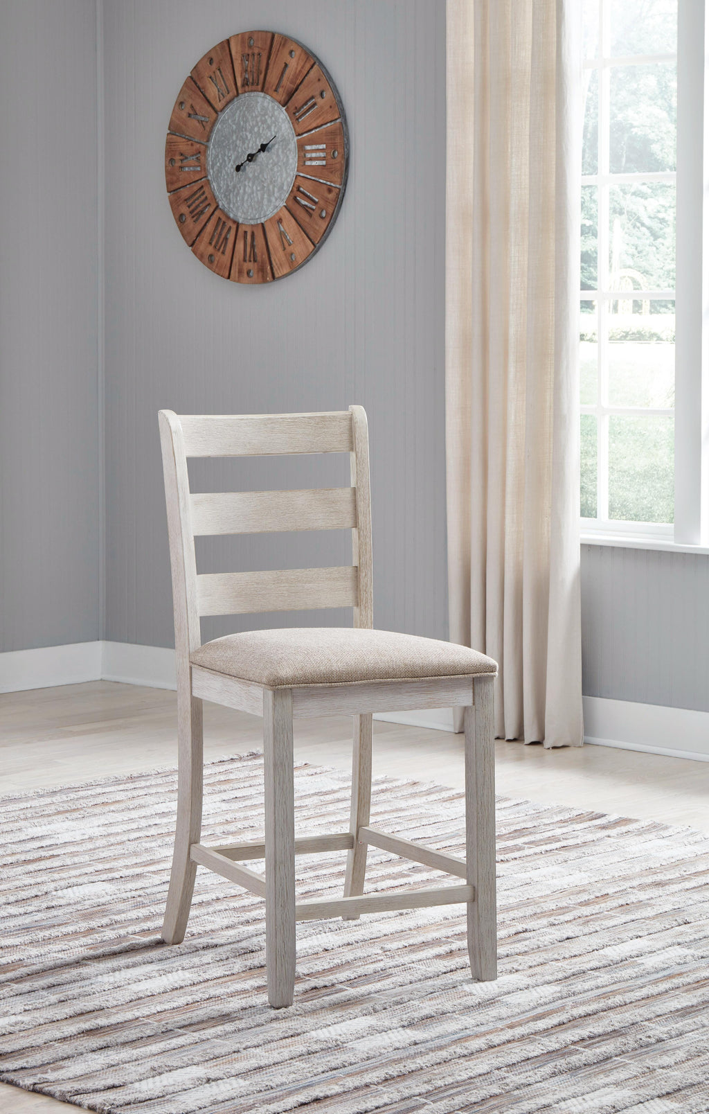 Skempton Counter Height Bar Stool (Two-Tone)