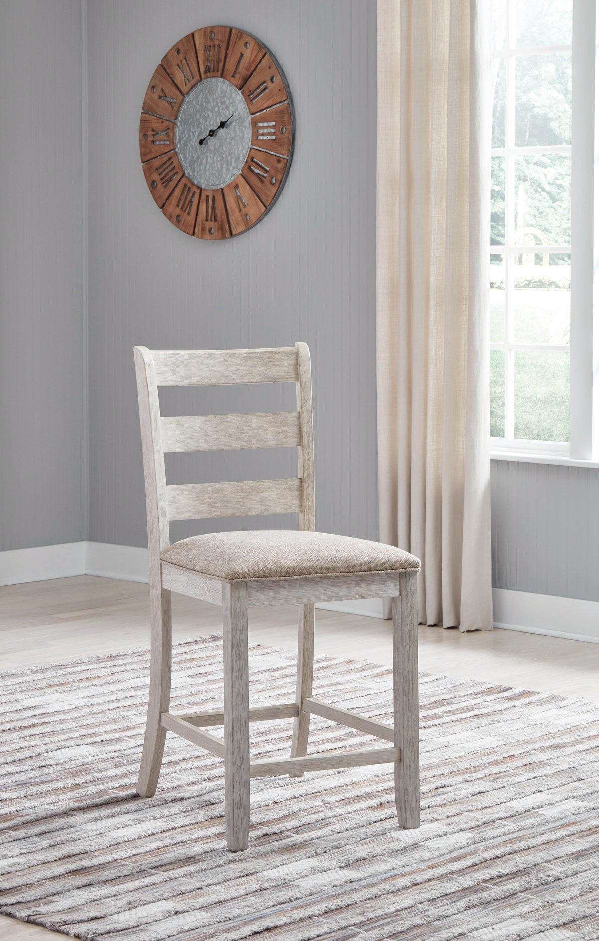 Skempton Counter Height Bar Stool (Two-Tone)