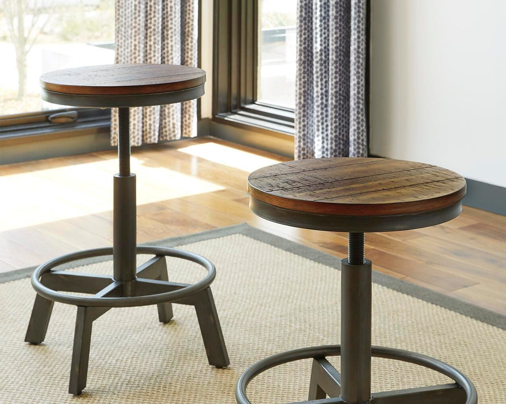 Torjin Counter Height Dining Table and Barstools