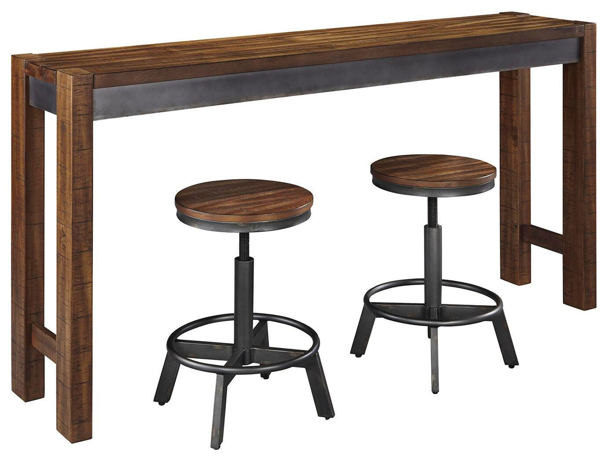 Torjin Counter Height Dining Table and Barstools