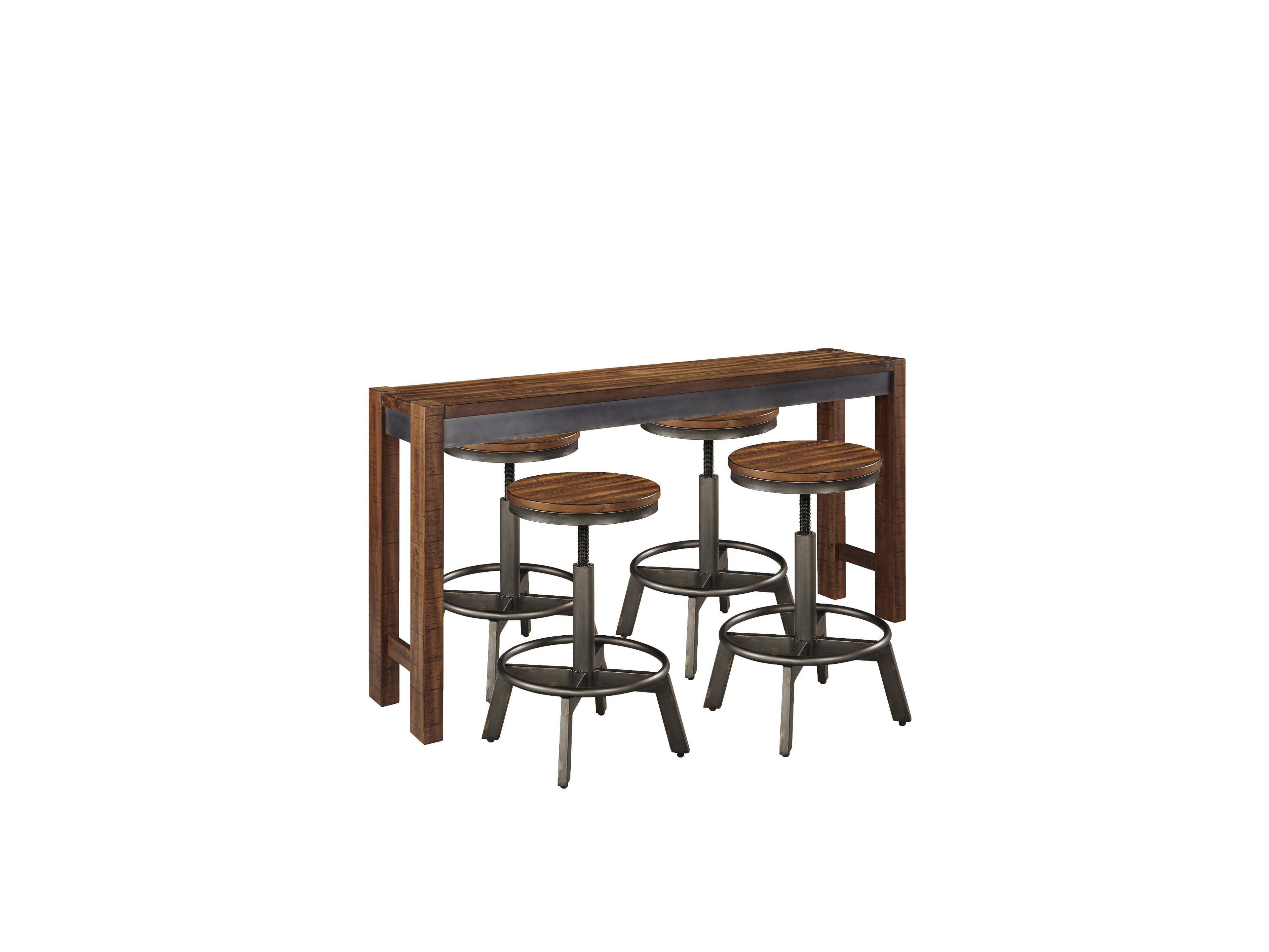 Torjin Counter Height Dining Table and Barstools