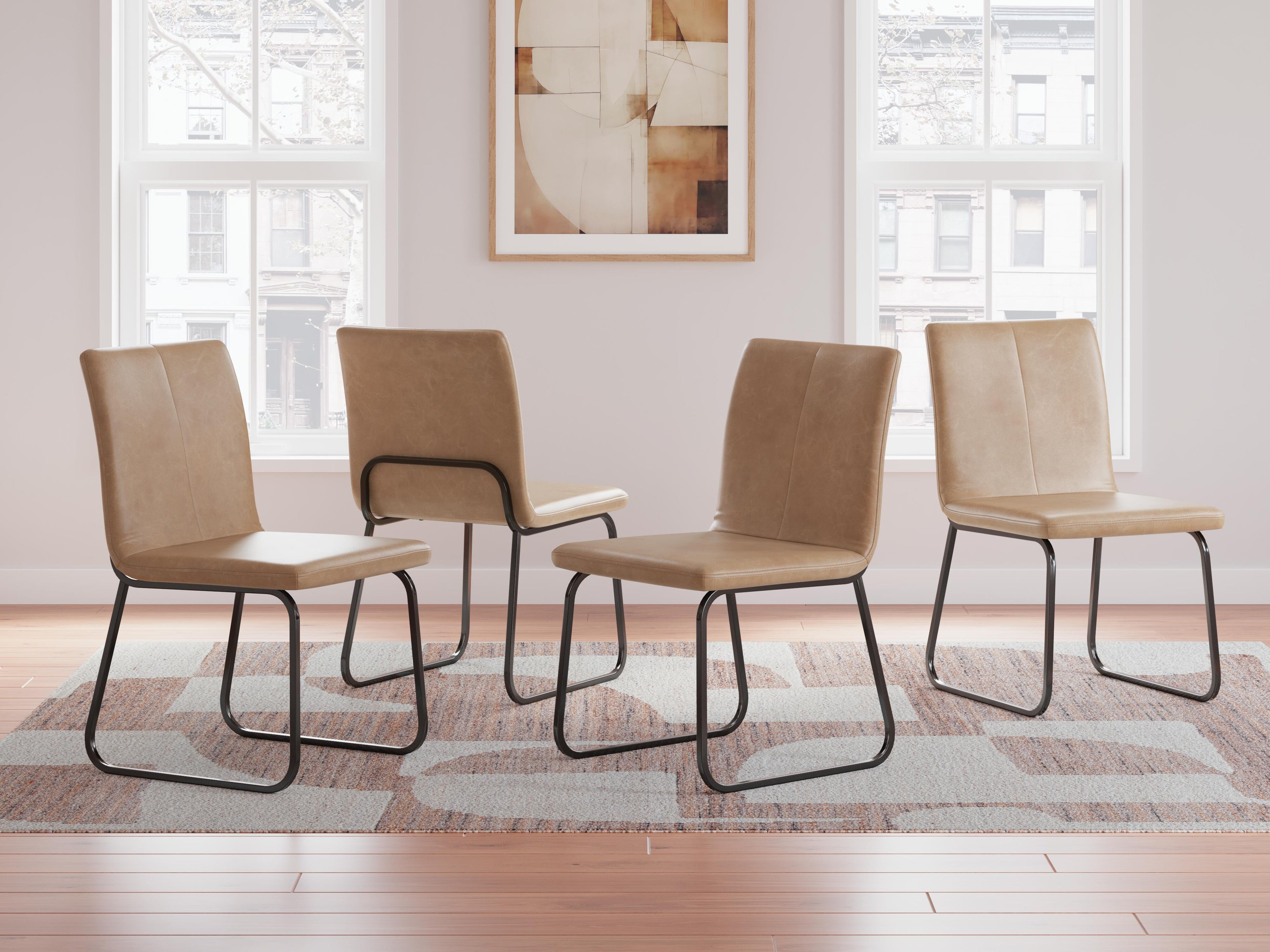 Pharwynn Dining Table and 4 Chairs (Set of 5)