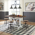 Valebeck Counter Height Dining Table and 4 Barstools (Set of 5)