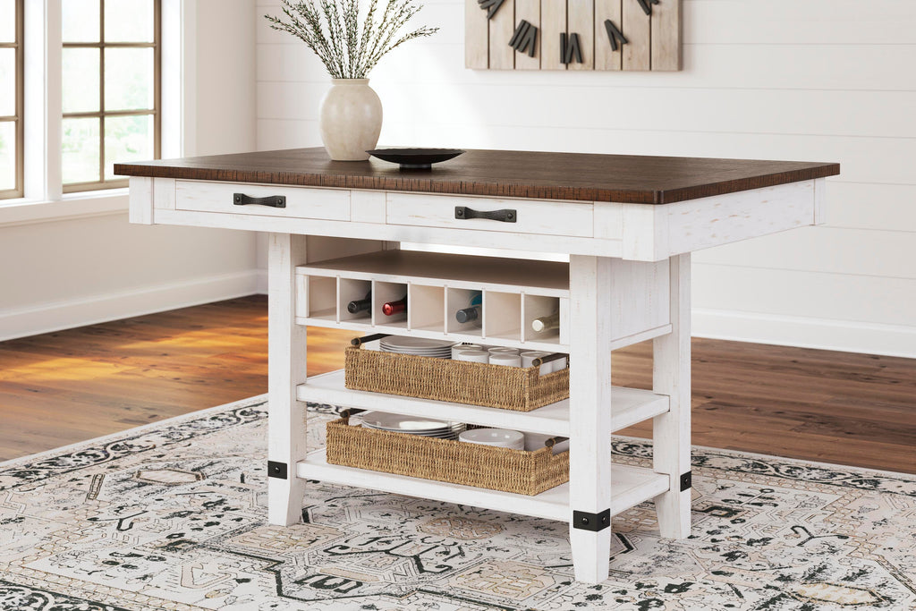 Valebeck Counter Height Dining Table (Black)