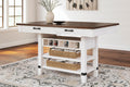 Valebeck Counter Height Dining Table (Black)