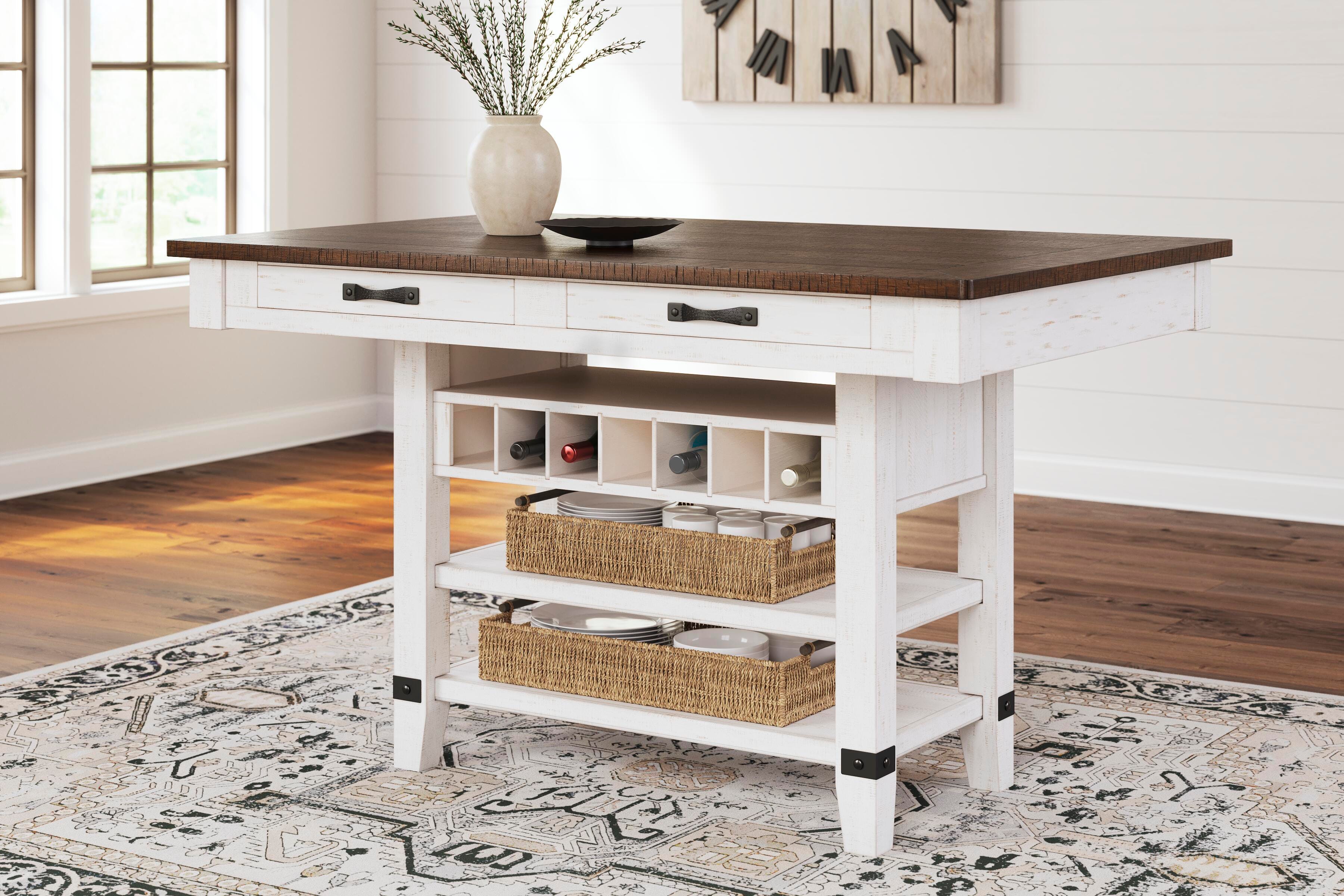 Valebeck Counter Height Dining Table (Black)