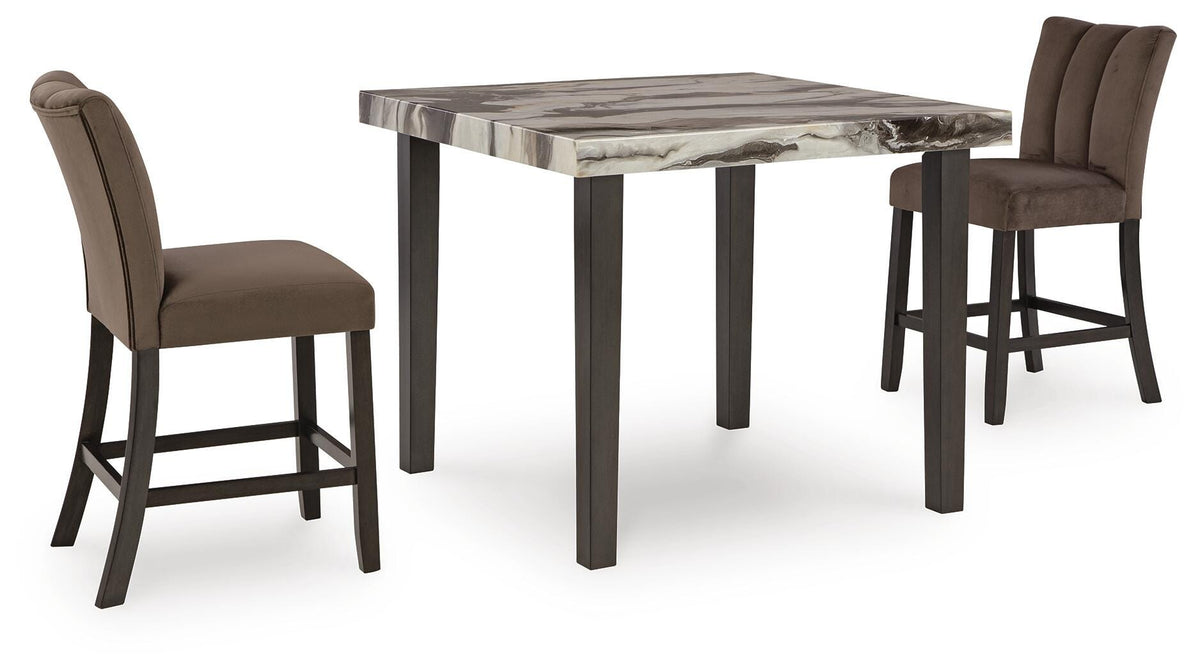 Jeshina Counter Height Dining Table and Barstools