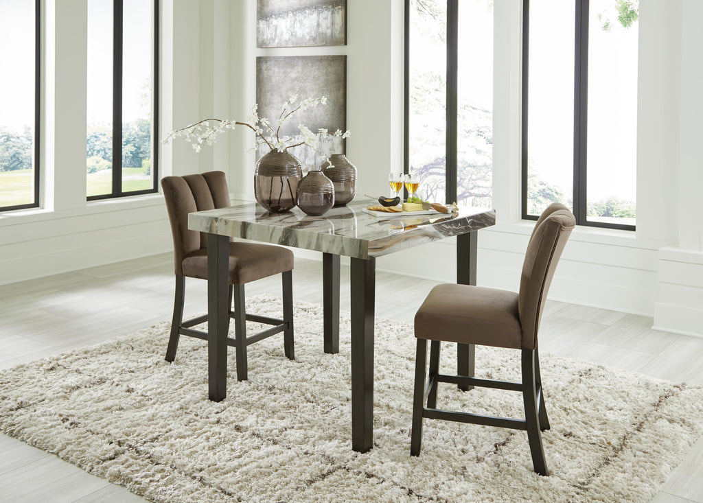 Jeshina Counter Height Dining Table and Barstools