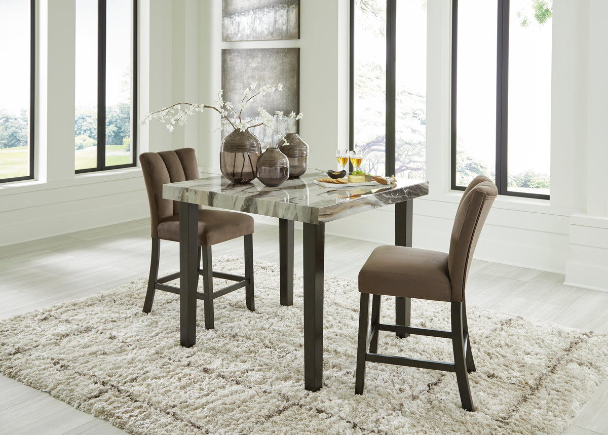 Jeshina Counter Height Dining Table and Barstools