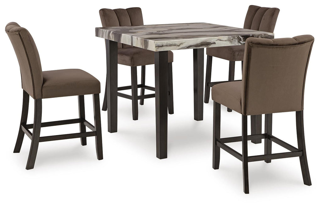 Jeshina Counter Height Dining Table and Barstools