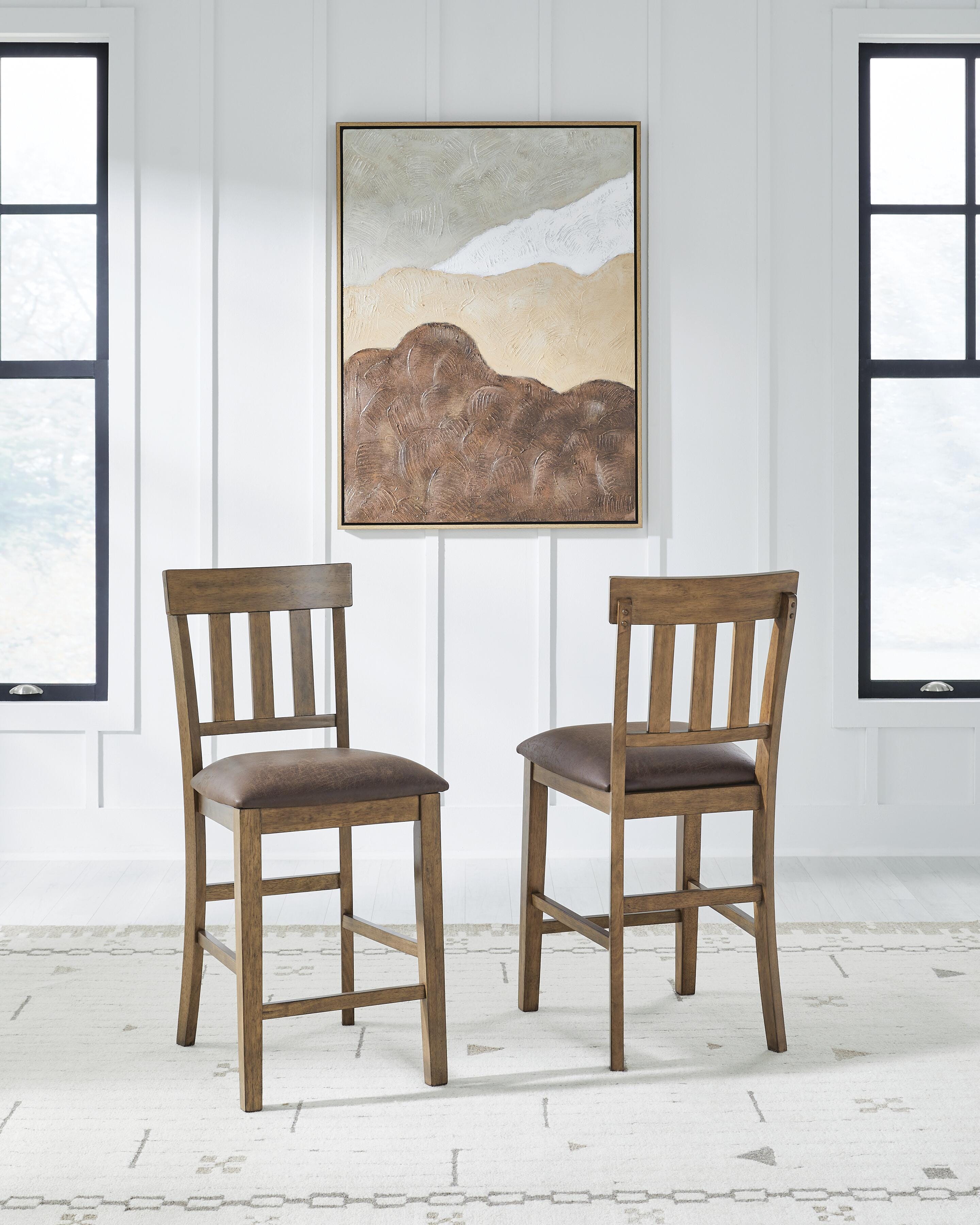 Urbinforte Counter Height Dining Table and Barstools