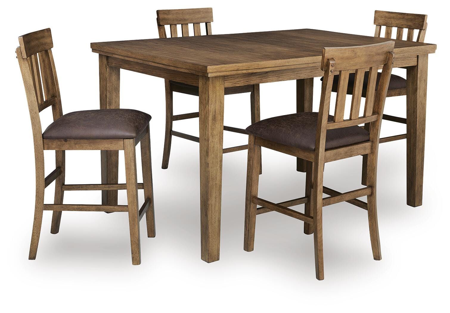 Urbinforte Counter Height Dining Table and Barstools