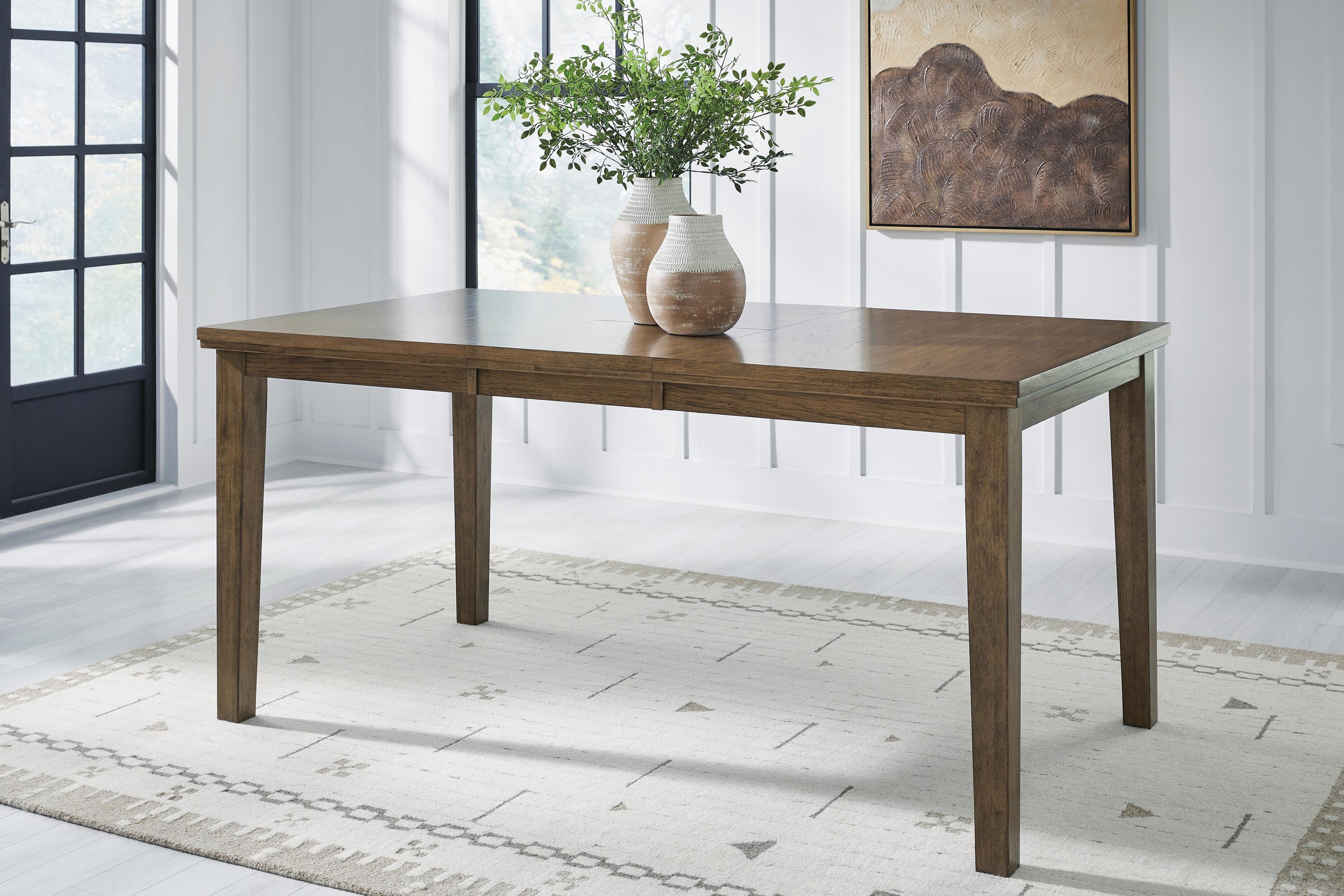 Urbinforte Counter Height Dining Table and Barstools