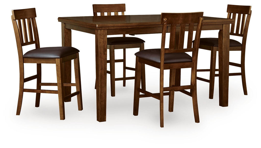 Ralene Counter Height Dining Table and Barstools