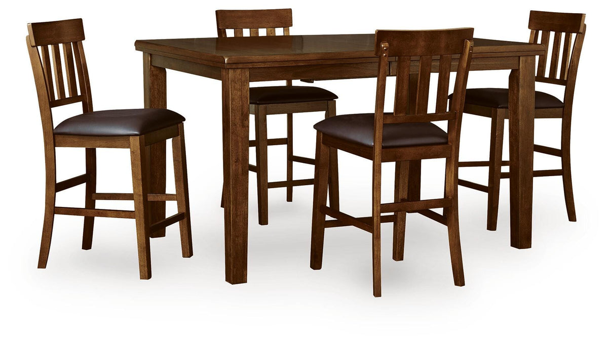 Ralene Counter Height Dining Table and Barstools