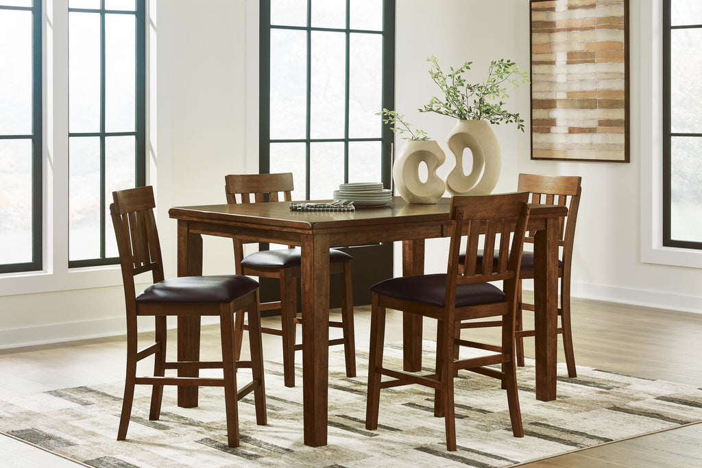Ralene Counter Height Dining Table and Barstools