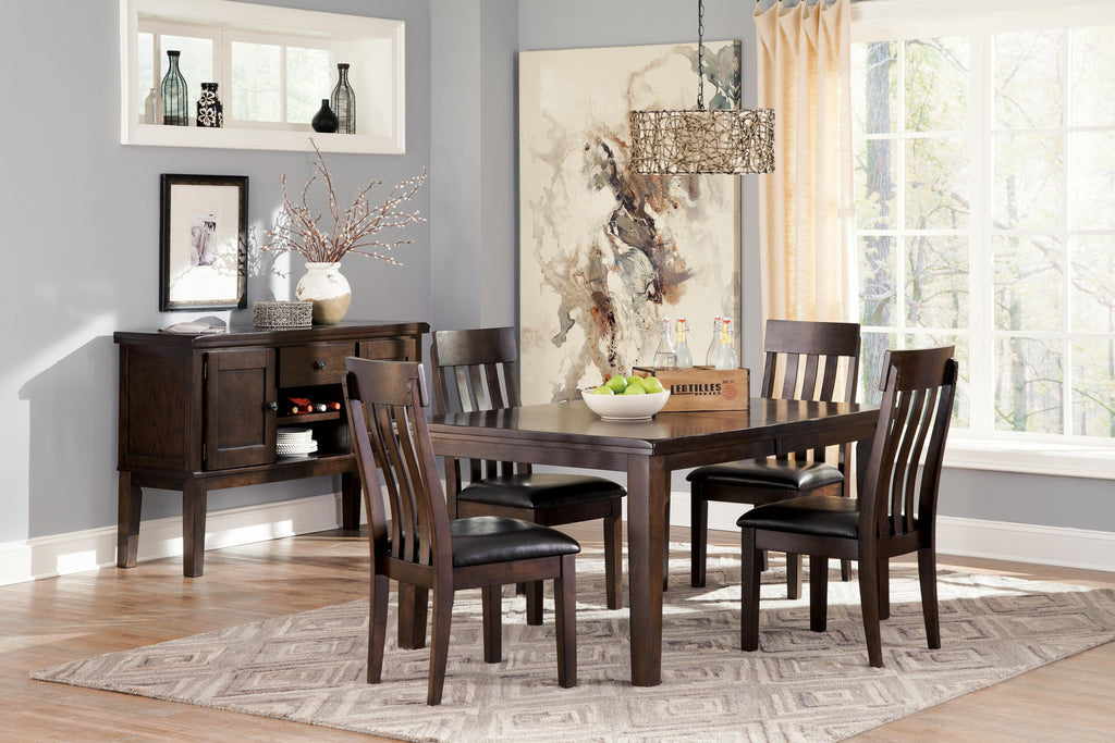 Haddigan Dining Table and 4 Chairs (Set of 5)