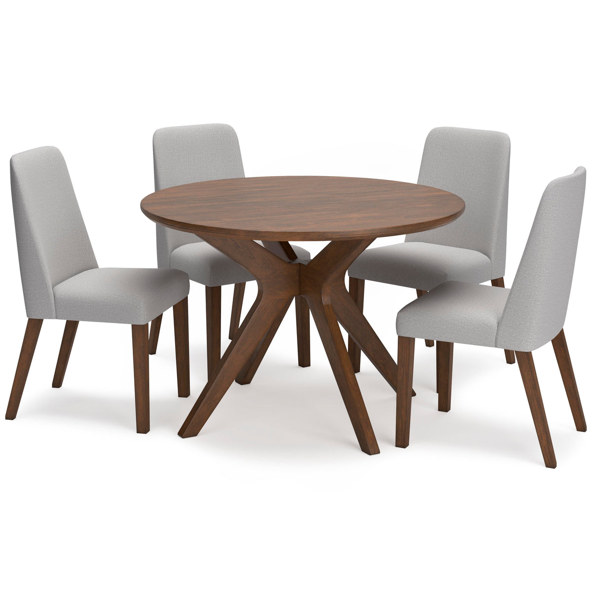 Lyncott Dining Table and 4 Chairs (Set of 5)
