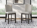 Neymorton Counter Height Dining Table and Barstools