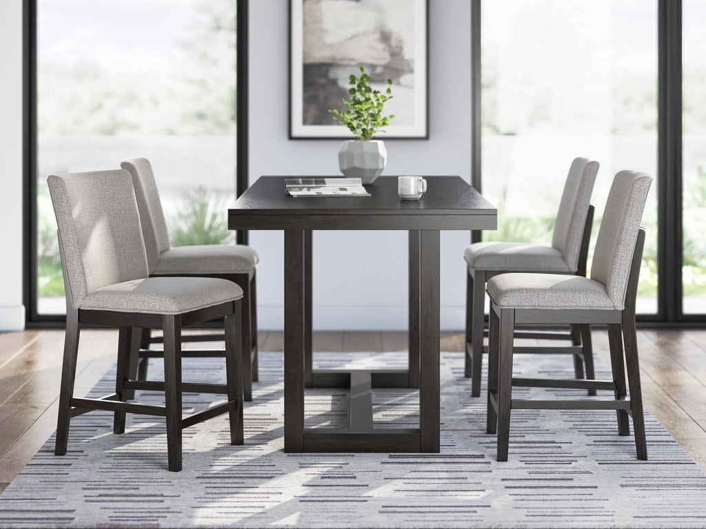Neymorton Counter Height Dining Table and Barstools