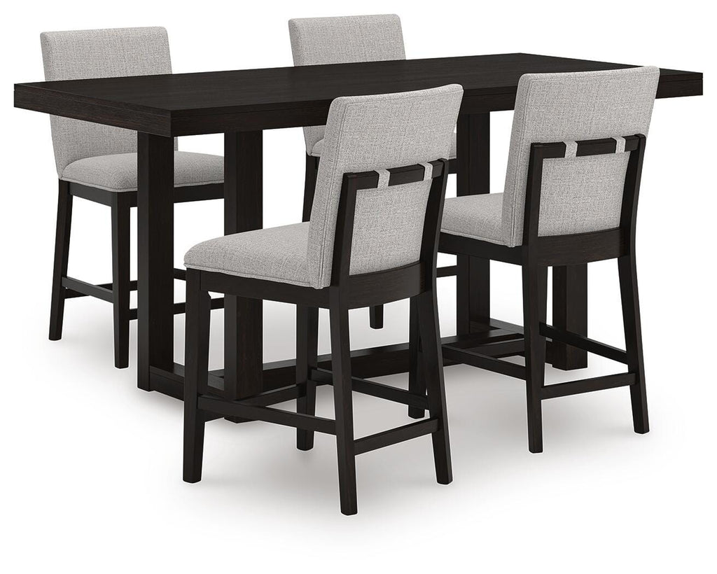 Neymorton Counter Height Dining Table and Barstools