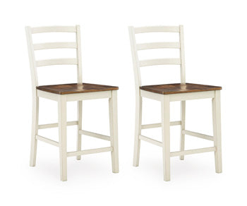 Brinfern Counter Height Dining Table and 4 Barstools
