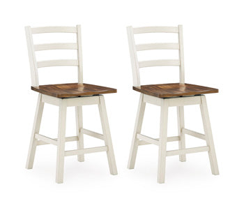 Brinfern Counter Height Swivel Stool (Set of 2)